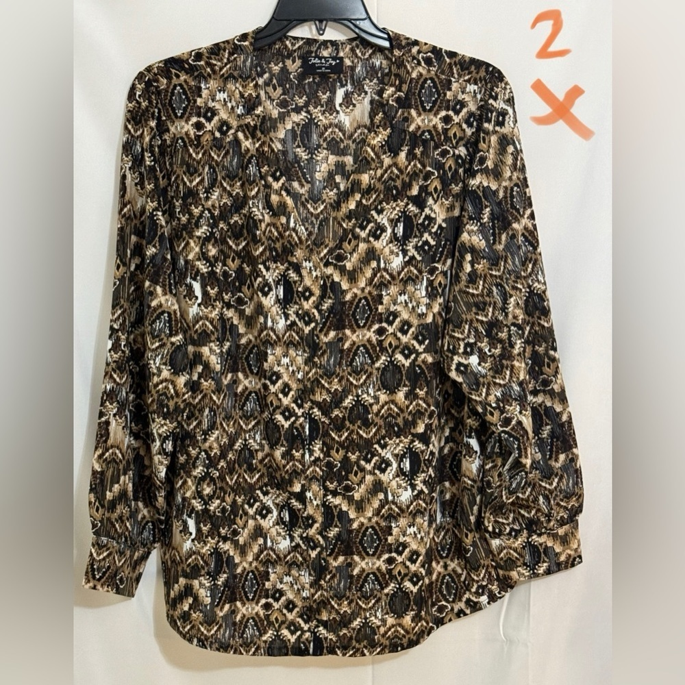 Women's Animal Print Blouse